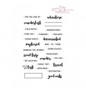 Studio L2E WANDERLUST stamp set